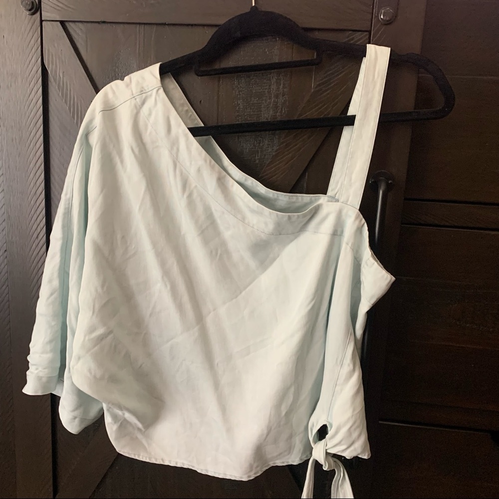 Anthropologie Holding Horses Chambray Top
